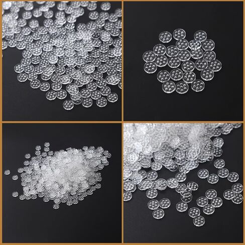 20Pcs 8mm/0.3Inch Clear High Borosilicate Glass Screens Filters with Holes 7 Honeycomb Holes Filter Screen in Saudi Arabia