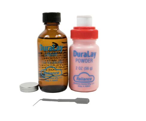 ريلاينس - طقم قياسي من الراتنج بنمط DuraLay باللون الأحمر 2:2 أونصة مختبر in Kuwait