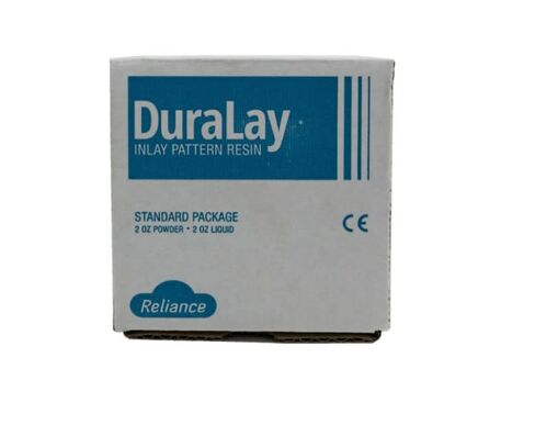 ريلاينس - طقم قياسي من الراتنج بنمط DuraLay باللون الأحمر 2:2 أونصة مختبر in Kuwait