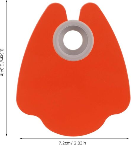 درع مصباح الأظافر من NOLITOY: لوحة حجب أكريليك برتقالية لليد - درع ضوئي لعلاج فن الأظافر للصالون والاستخدام المنزلي in Kuwait