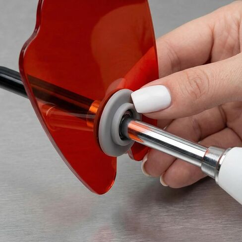 درع مصباح الأظافر من NOLITOY: لوحة حجب أكريليك برتقالية لليد - درع ضوئي لعلاج فن الأظافر للصالون والاستخدام المنزلي in Kuwait