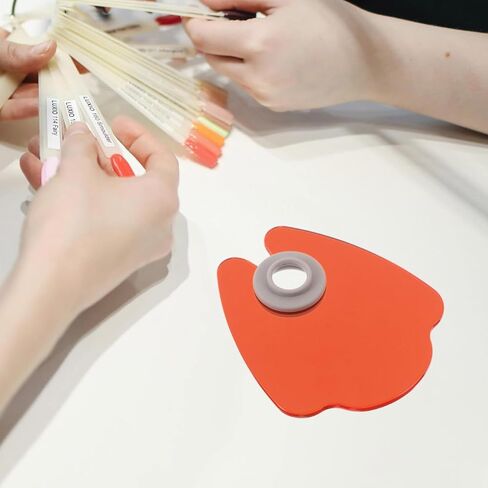 درع مصباح الأظافر من NOLITOY: لوحة حجب أكريليك برتقالية لليد - درع ضوئي لعلاج فن الأظافر للصالون والاستخدام المنزلي in Kuwait