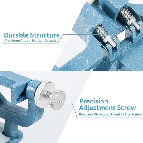 Annhua Dental Articulator Magnetic Dentist Articulator Denture with 6 Metal Plates and 2 Allen Keys, Large Size Type C Alloy Articulators for Dentures Laboratory, and Students Learning in Saudi Arabia
