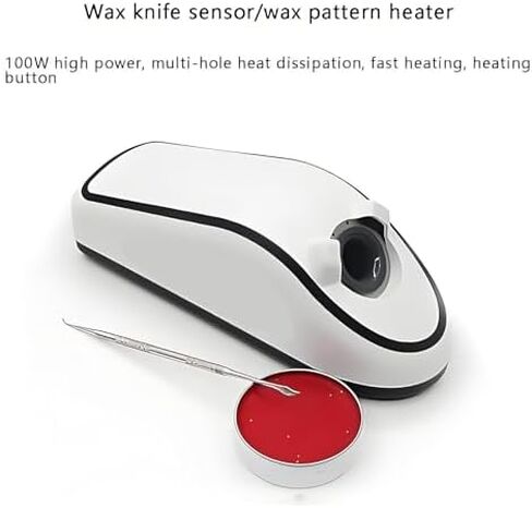 سخان سكين نحت شمع الأسنان من Hiedmeil، سكين شمع كهربائي 100 وات مع مستشعر، تسخين 3 ثوانٍ، تحكم دقيق، تسخين حثي، حماية تلقائية لاستخدام المختبر والأسنان in Kuwait