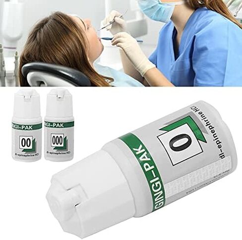 Dioche Gingival Retraction Cord, Professional Dental Gingival Retraction Cord Cotton Dental Thread Materials Accessory (0#) in Saudi Arabia