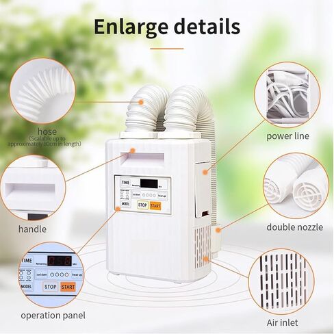 Portable blanket warmer, comfortable warm air on the bed,sweat drying, suitable for climate change, can dry shoes, clothes，blanket warmer，bed warmer,bed fan under sheets, LCD Touch in Saudi Arabia