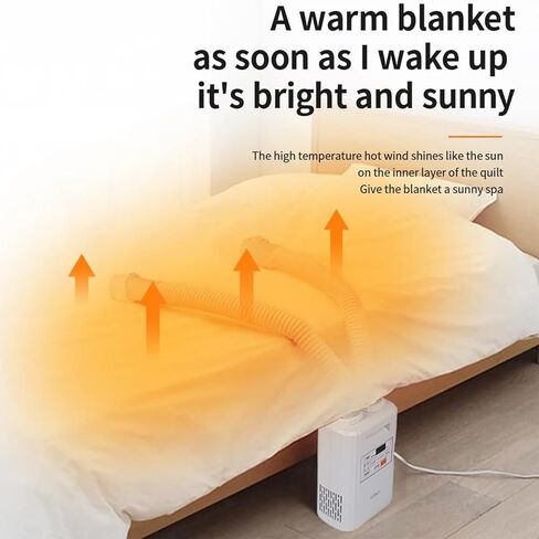 Portable blanket warmer, comfortable warm air on the bed,sweat drying, suitable for climate change, can dry shoes, clothes，blanket warmer，bed warmer,bed fan under sheets, LCD Touch in Saudi Arabia