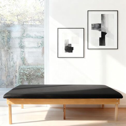 طاولة تمرين العلاج الطبيعي من AceOrbit، مقاس 72 × 53 × 18 بوصة، طاولات تدليك فيزيائي محمولة واسعة مع معدات معالجة حصيرة للمنزل، وطب السمنة، وتمارين كبار السن، واللياقة البدنية، والبيلاتيس in Kuwait