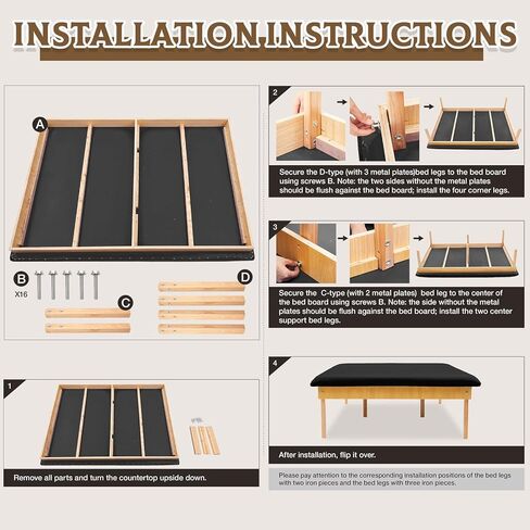 طاولة تمرين العلاج الطبيعي من AceOrbit، مقاس 72 × 53 × 18 بوصة، طاولات تدليك فيزيائي محمولة واسعة مع معدات معالجة حصيرة للمنزل، وطب السمنة، وتمارين كبار السن، واللياقة البدنية، والبيلاتيس in Kuwait