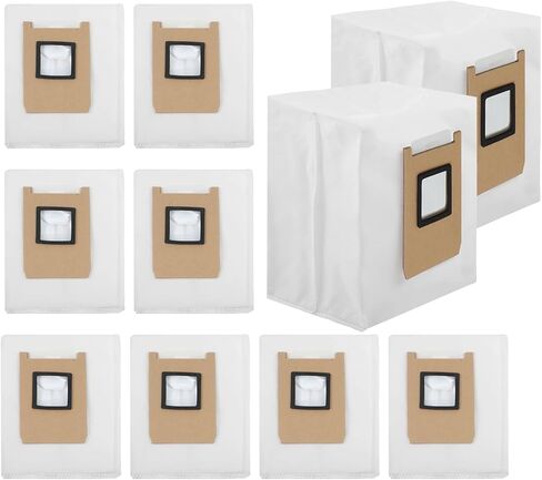 Dust Bags Fit For Eufy For Omni E25 / E28 Robot Vacuum, Non-woven Fabrics Large Capacity Dust Collector, Auto Empty Station Bags Fit For Omni E25, For Omni E28 Robotic Vacuum Parts in Kuwait