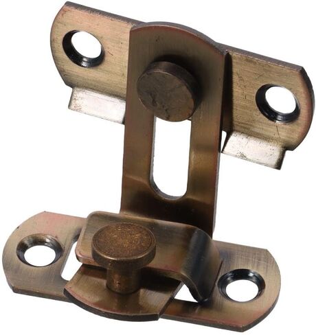 Easy to Use Barn Door 4 Inches Stainless Steel Bronze Door Latch Hasp Bending Lock Locking Latch 90 Degree in Saudi Arabia