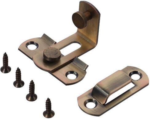 Easy to Use Barn Door 4 Inches Stainless Steel Bronze Door Latch Hasp Bending Lock Locking Latch 90 Degree in Saudi Arabia