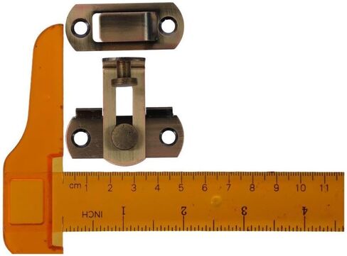 Easy to Use Barn Door 4 Inches Stainless Steel Bronze Door Latch Hasp Bending Lock Locking Latch 90 Degree in Saudi Arabia