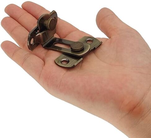 Easy to Use Barn Door 4 Inches Stainless Steel Bronze Door Latch Hasp Bending Lock Locking Latch 90 Degree in Saudi Arabia