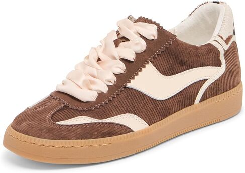 حذاء رياضي نسائي من Dolce Vita، جلد سويدي قرمزي، 7.5 in Kuwait