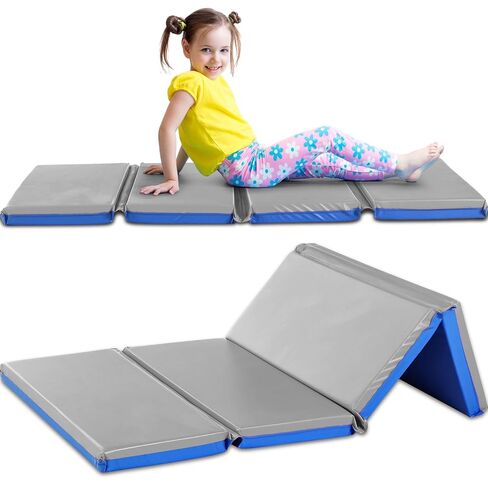 Marsui 2 Inch Thick Folding Rest Mat 4 Section Rest Mats for Preschool Toddler Mat Portable Rest Floor Mats Sleep Mats for Kids Daycare Kindergarten Classroom Travel Home in Saudi Arabia