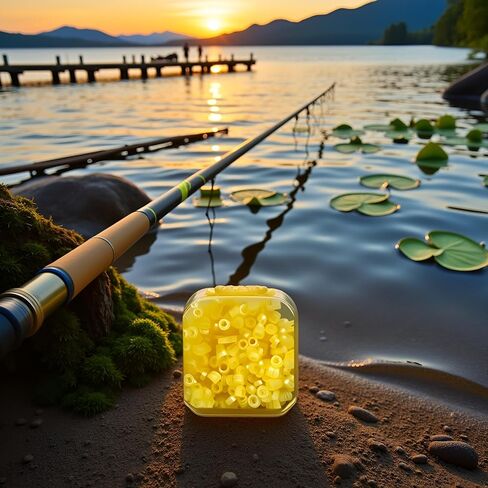 70Pcs Pellet Bands,Micro Pellet Bait Bands Match Coarse Fishing Terminal Tackle 2mm Rubber for Fishing Carp Hair Rigs and Hooks Convenient to Carry,Lures Attractants,Hunting and Fishing,Bait Rigs in Saudi Arabia