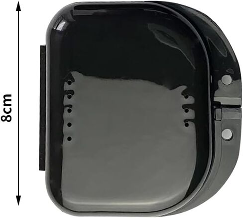 Retainer Case with Vent Holes,Portable Dental Storage Container 2 Pcs in Saudi Arabia