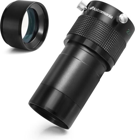Astromania Barlow Lens 2x ، 2 بوصة 4 عنصر 4 معدني متعدد المعادن عالي الطاقة عالي الطاقة العالي in Kuwait