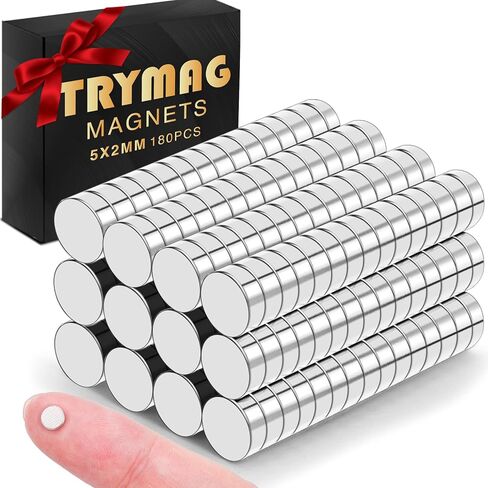 TRYMAG 400 قطعة صغيرة من الأرض النادرة، 3 أحجام مختلفة، مغناطيس صغير صغير للحرف اليدوية، مغناطيس ثلاجة صغير مستدير DIY للمنمنمات، متعدد الاستخدام للثلاجة والمكتب وخزانة المطبخ والحرف اليدوية والعلوم in Kuwait