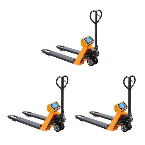 VisionTechShop TPS-1 Pallet Jack Scale, Lb/Kg Switchable, High Capacity 5000lb, 1lb Readability, 48" x 27" Fork Size, Heavy Duty, Upgraded Version - 1 Piece in Saudi Arabia