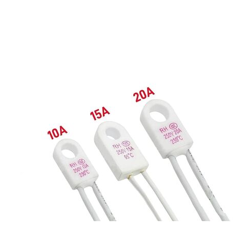 2pcs Ceramic RH 10A 15A 20A 250V Thermal Cutoff Fuse TF 95C 115C 125C 130C 135C 150C 180C 185C 200C 230C 250C Temperature Fusing Fuse(RH 15A 250V,135C) in Saudi Arabia