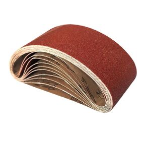 10Pcs 100 * 610 mm Sanding Belts 4" x 24" Abrasive Belt P40-P1000 Grit for Polishing Wood Soft Metal Grinding(10PCS 150 Grit) in Kuwait