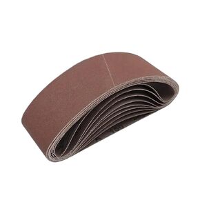 10pcs 75x533mm Sanding Belts Abrasive Bands for 3x21'' Sanders Belt Sander Abrasive Tools Woodworking Metal Polishing in Kuwait
