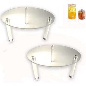 Drink Dispenser Stand,Clear Acrylic Stands,Fit Max 7.87 Inch Diameter of Glass Drink Dispenser,Water Dispenser Stand for Parties and Events,Plant Stands,Cake Stand,Beverage Dispenser Stand Only in Kuwait