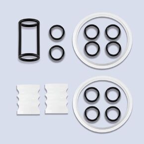 قطع غيار ماكينة الآيس كريم الناعمة من فيكسو تيك، طقم بديل مكون من 15 قطعة مع حشوات وحلقات على شكل حرف O لملحقات صانع الآيس كريم Vevor وYIKAFU in Kuwait