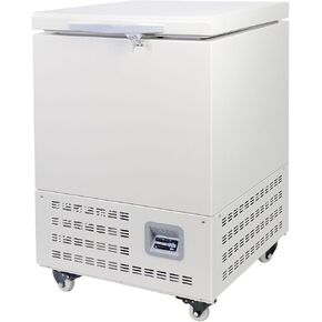 Ultra-Low Temperature Laboratory Freezer -86°C 58 Liters, equipped with intelligent temperature alarm function, suitable for scientific research experiments and sample preservation in Saudi Arabia