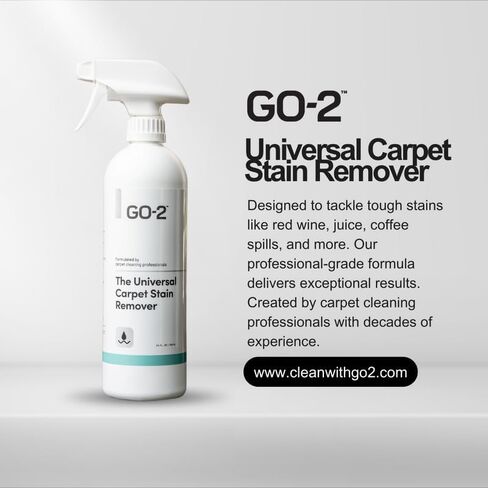GO-2 Universal Carpet Stain Remover, Liquid, Citrus Scent, 24 OZ, Scented, for Carpet in Saudi Arabia