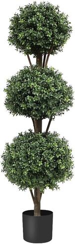 Momoplant 4.7ft Topiary Triple Triple Trees - أشجار توبيري خشب البوس in Saudi Arabia