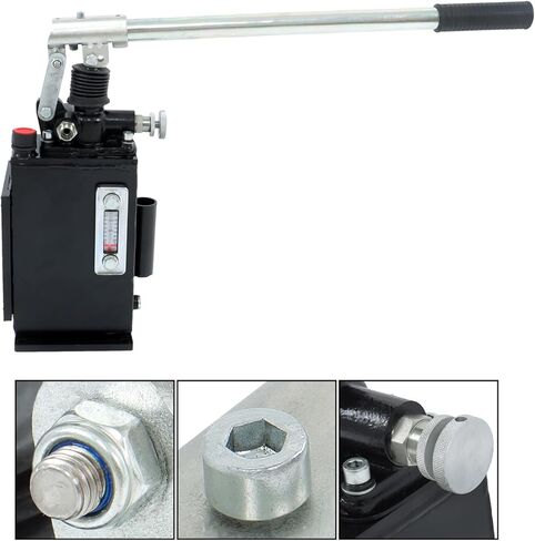 Hydraulic Piston Hand Pump 1.5 CID 3 Qts Manual Hydraulic Pump Single Acting with Release Knob in Saudi Arabia