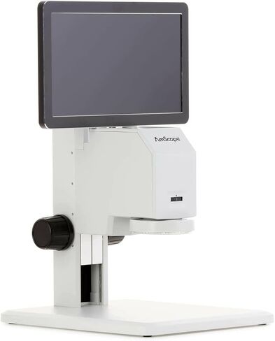 AMSCOPE - المجهر الرقمي للفحص الصناعي مع التكبير 0.7x -4.5x و 11.6 "شاشة HD - DM745 -HDM11 in Kuwait