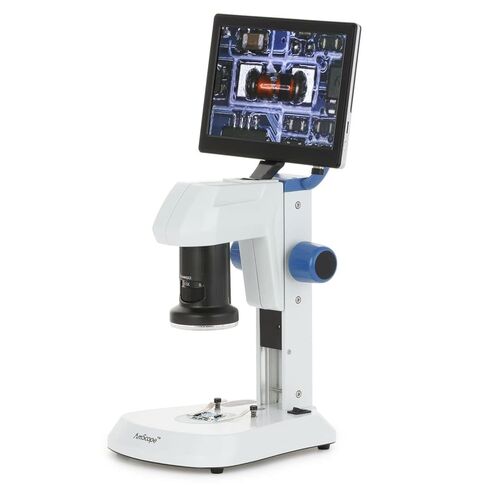 AmScope - Digital Microscope for Industrial Inspection with 0.7X-4.5X Magnification and 11.6" HD Screen - DM745-HDM11 in Saudi Arabia