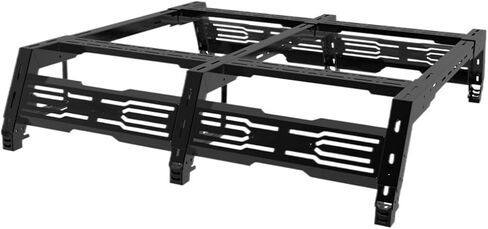 Universal Retractable Roof Tent Rack Aluminium Roll Bars Pickup Truck Bed Rack in Kuwait