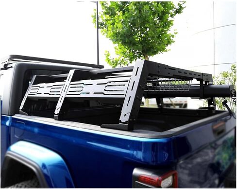 Universal Retractable Roof Tent Rack Aluminium Roll Bars Pickup Truck Bed Rack in Kuwait
