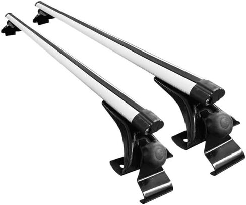 Car Roof Universal Locking Crossbar Luggage Frame Luggage Rack Aluminum Alloy Thickened Crossbar(with Lock 135cm A) in Saudi Arabia