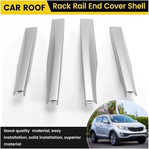 رف سقف السيارة غطاء نهاية السكك الحديدية شل 87251-4T001 87252-4T001 87261-4T001 87262-4T001 متوافق مع كيا سبورتاج 2014-2016 in Kuwait