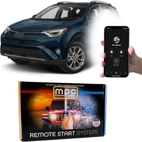 MPC Remote Start Kit لـ Toyota RAV4 2013-2018 || التوصيل والتشغيل || ادفع لبدء المركبات فقط || تثبيت 5 دقائق || اضغط على قفل 3x للبدء in Kuwait