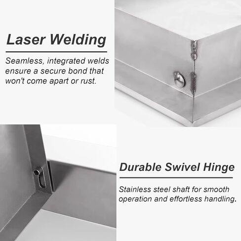 Reinforced Access Panel with Push-Button Switch - Compact 10x10in Wall Access Door for Easy Electric Cable Access in Bathroom, Garage, or Basement (250x250mm) in Saudi Arabia