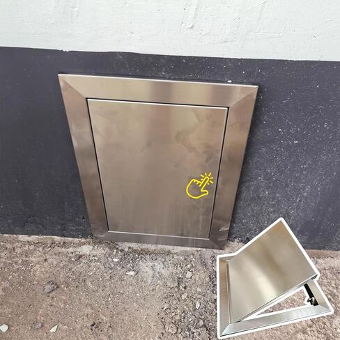 Crawl Space Access Panel - Attic Door & Plumbing Hatch, 12"x12" to 24"x24" Sizes, Magnetic Push Click Cover, Durable Wall Hole Access for Easy Maintenance in Kuwait