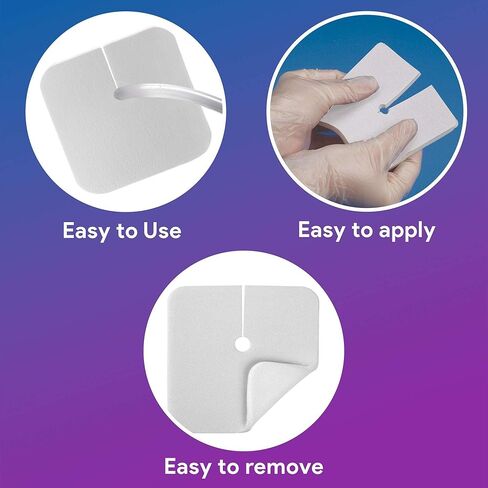 إسفنجات تصريف رغوية 4x5-10 وسادات معقمة غير ذات حدود - إسفنجات مقسمة غير لاصقة وعالية الامتصاص للتصريف - جيدة للأنابيب الوريدية، وأنابيب G، ومستلزمات ثقب القصبة الهوائية in Kuwait