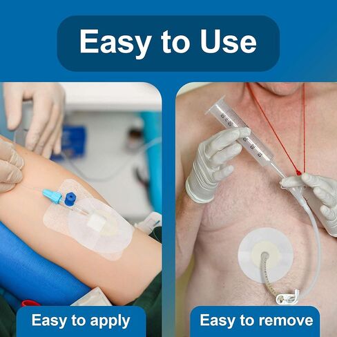 إسفنجات تصريف إسفنجية دائرية 4x2-10 وسادات معقمة غير محاطة بالكعب والمفاصل - إسفنجة مقسمة غير لاصقة وعالية الامتصاص للصرف - جيدة للأنابيب الوريدية وأنابيب G ومستلزمات ثقب القصبة الهوائية in Kuwait