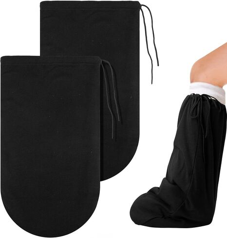 Shupakul 21" x 12.5" Leg Cast Cover- Below the Knee Leg Cast Sock Cover- Warm Foot Cast Sleeve- Plaster Stocking Protective in Saudi Arabia