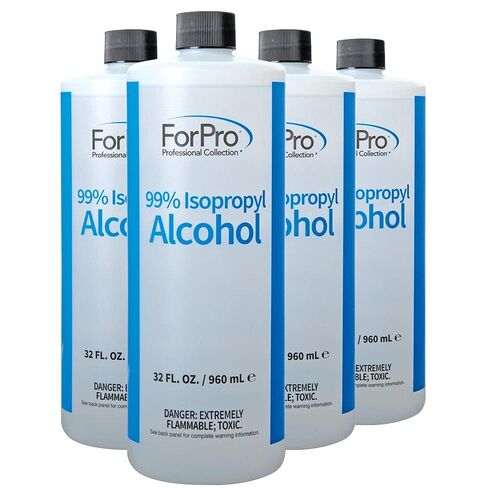مجموعة ForPro Professional Collection 99% كحول الأيزوبروبيل (IPA)، كحول مركز نقي وغير مغشوش، 32 أونصة سائلة (960 مل) in Kuwait