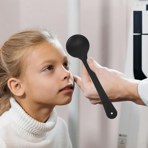 FRCOLOR 3 قطع من غطاء العين بتصميم مريح من البلاستيك الأسود خفيف الوزن غطاء كامل محمول مخصص لاختبار الرؤية من أجل امتحان مخطط العين in Kuwait