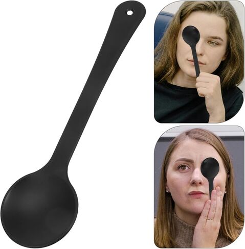 FRCOLOR 3 قطع من غطاء العين بتصميم مريح من البلاستيك الأسود خفيف الوزن غطاء كامل محمول مخصص لاختبار الرؤية من أجل امتحان مخطط العين in Kuwait