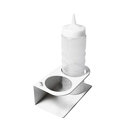 TrippNT 50017 White Acrylonitrile Butadiene Styrene Double Bottle Holder, Stores 2 Bottles of 500mL, 4.25" Diameter x 7.5" Width x 3.25" Height in Saudi Arabia